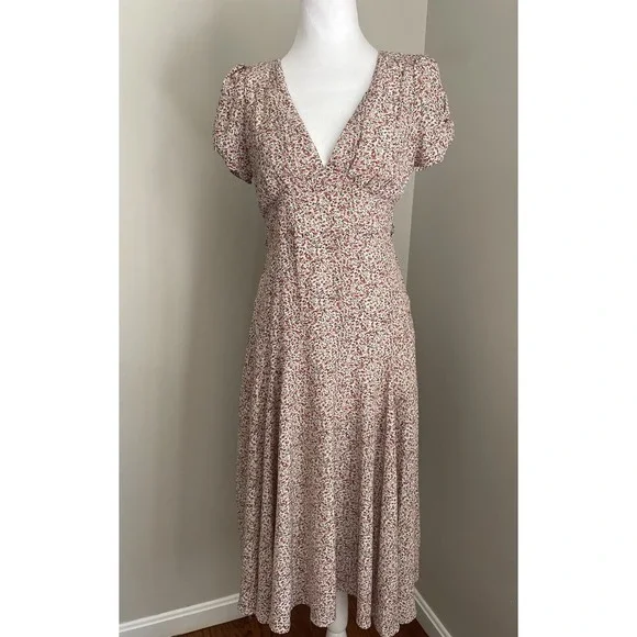 Princess Polly | Dresses | Princess Polly S4 Midi Floral Dress Cottage  Prairie Feminine Baby Doll Spring | Poshmark